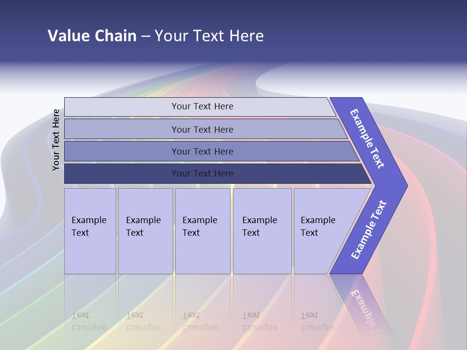 Cover Blank Spectrum PowerPoint Template