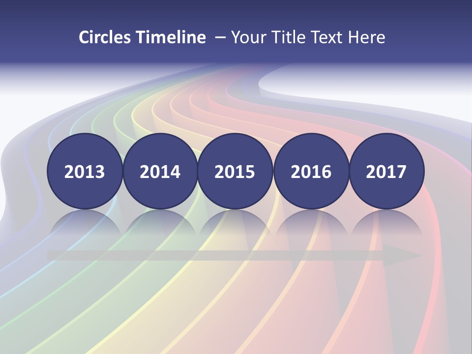 Cover Blank Spectrum PowerPoint Template