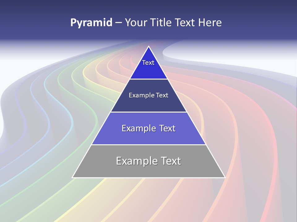 Cover Blank Spectrum PowerPoint Template