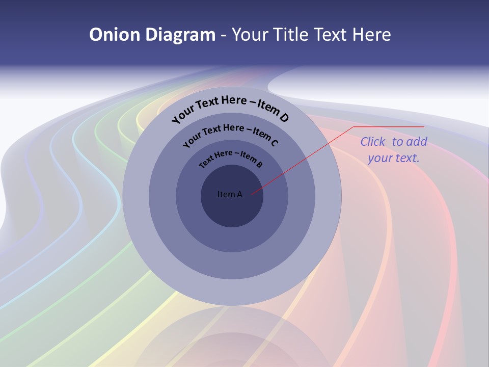 Cover Blank Spectrum PowerPoint Template