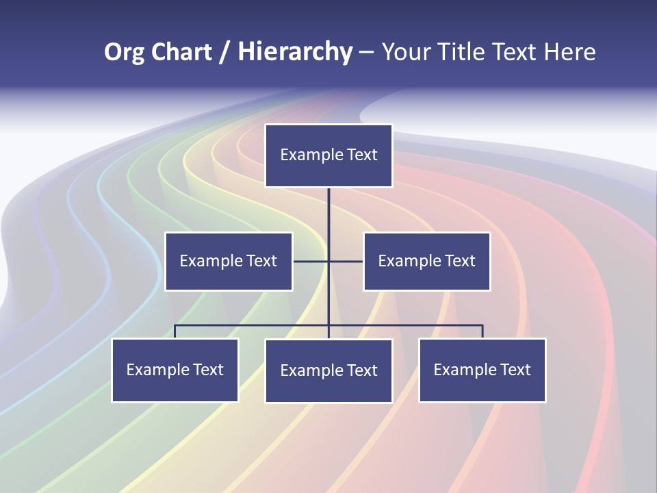 Cover Blank Spectrum PowerPoint Template