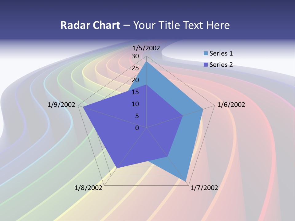 Cover Blank Spectrum PowerPoint Template