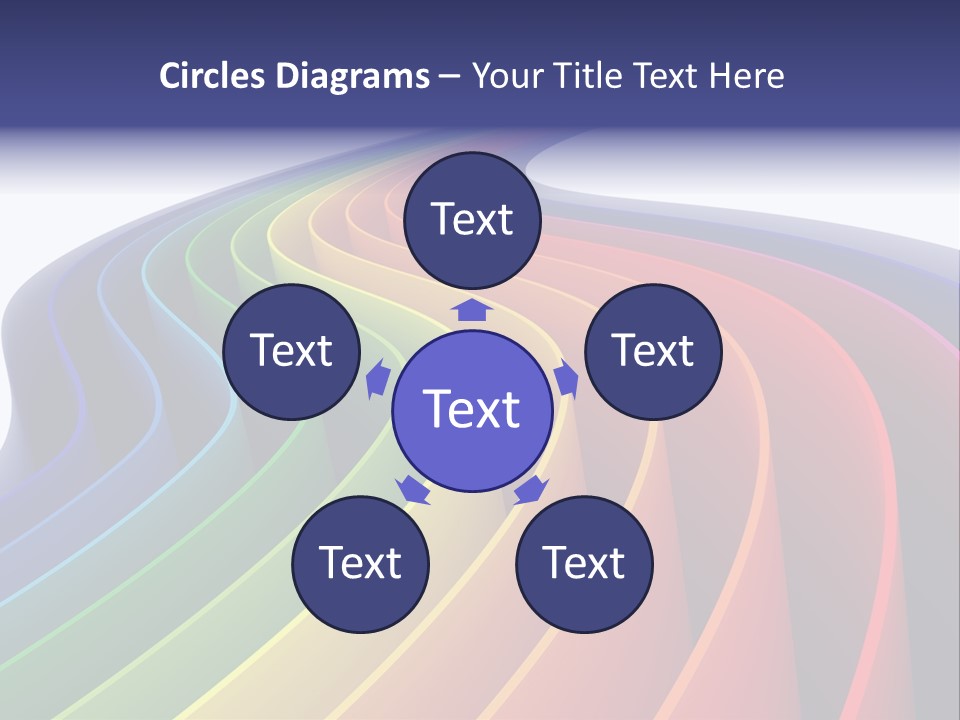 Cover Blank Spectrum PowerPoint Template