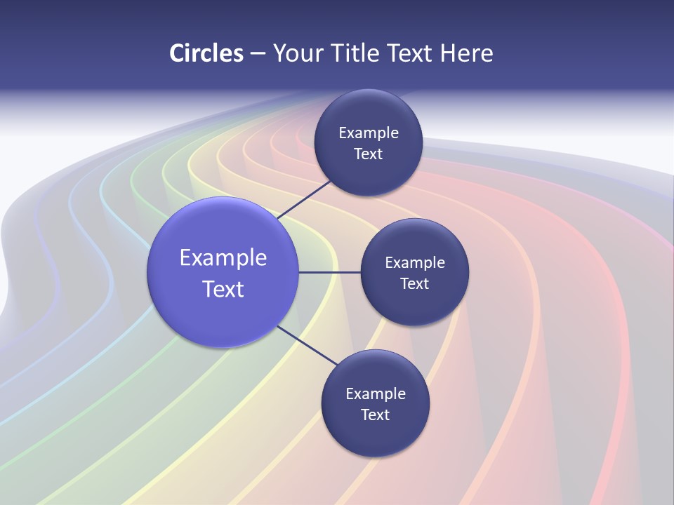 Cover Blank Spectrum PowerPoint Template