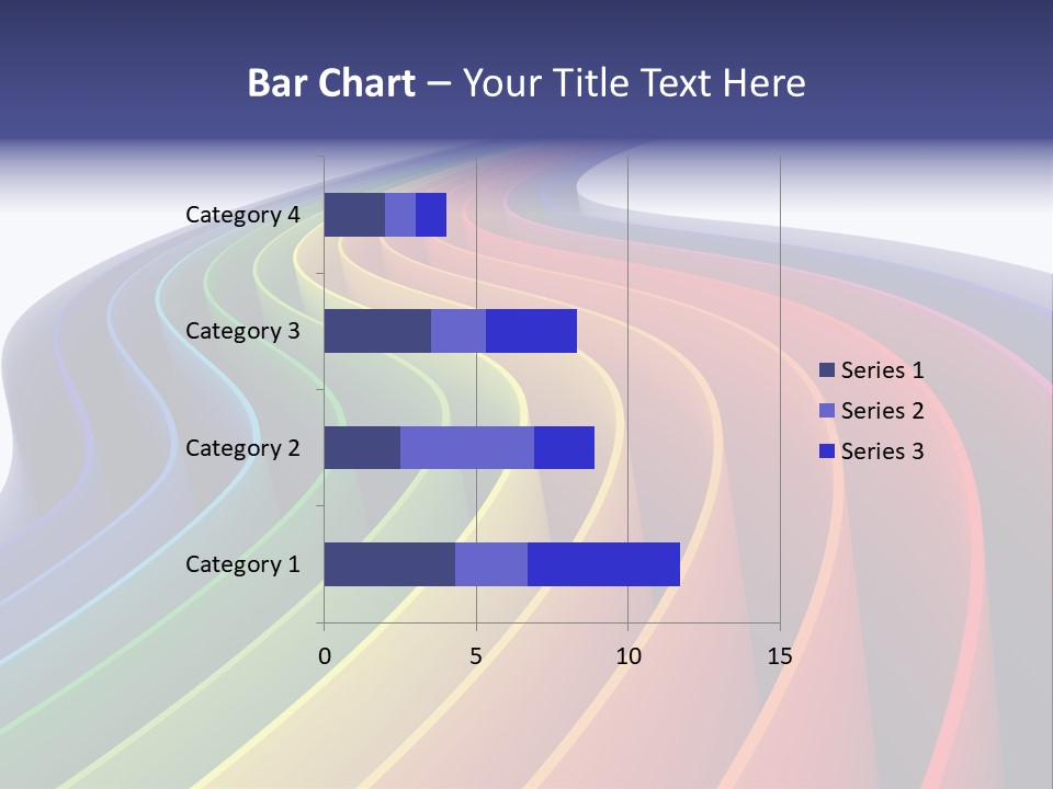 Cover Blank Spectrum PowerPoint Template