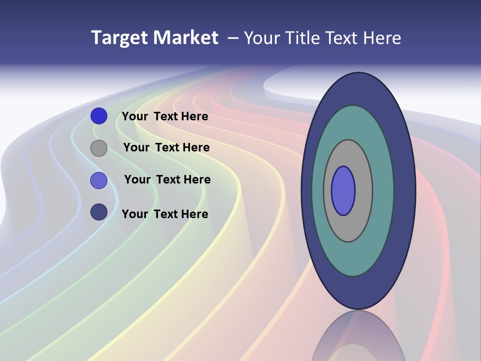 Cover Blank Spectrum PowerPoint Template