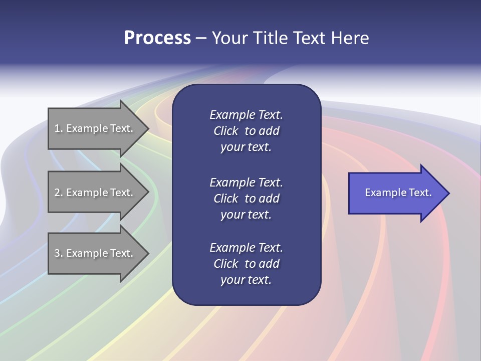 Cover Blank Spectrum PowerPoint Template