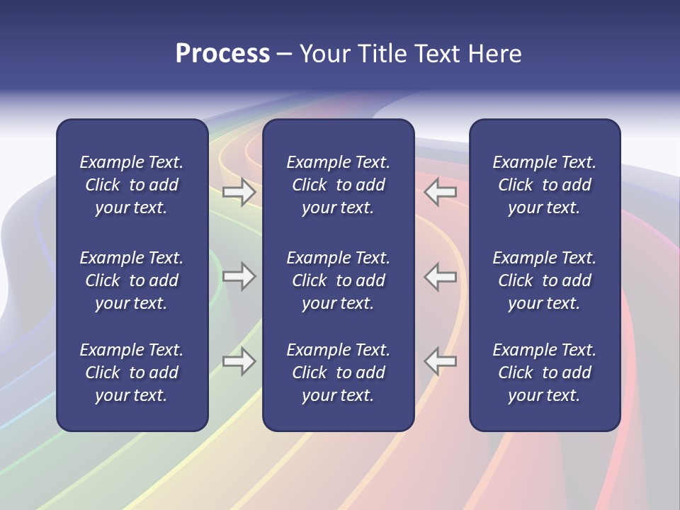 Cover Blank Spectrum PowerPoint Template