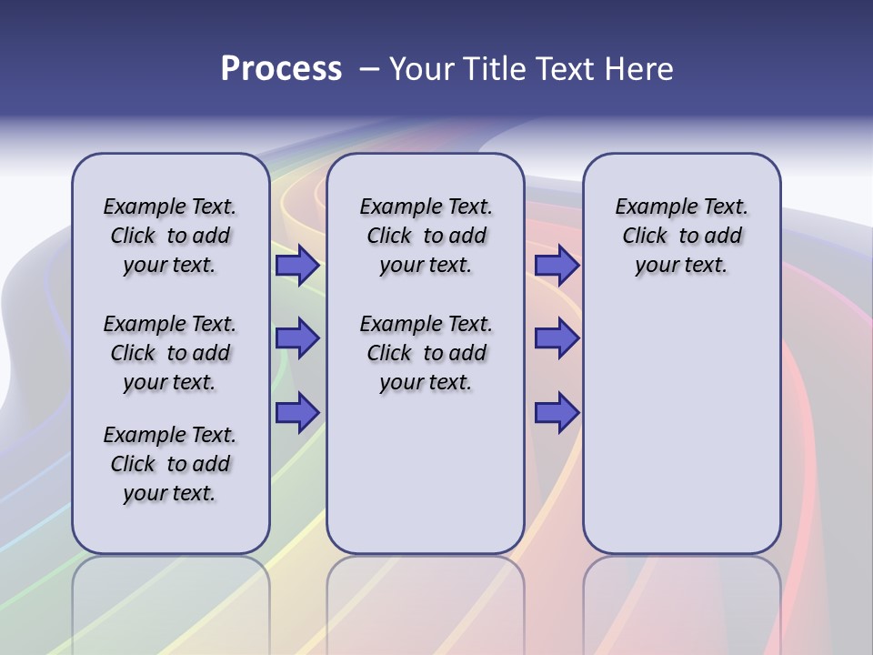 Cover Blank Spectrum PowerPoint Template