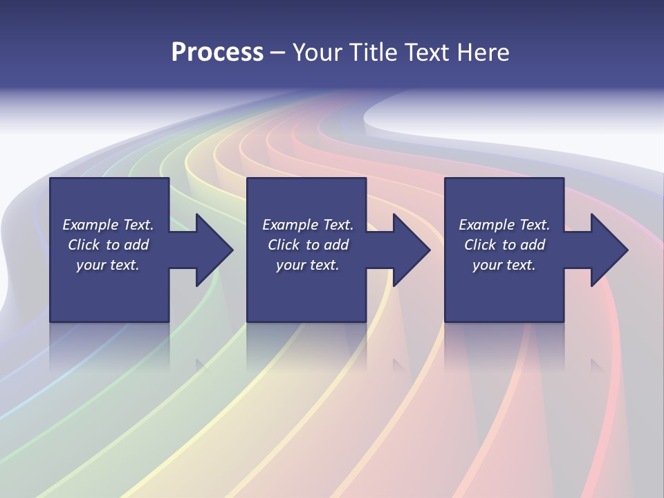 Cover Blank Spectrum PowerPoint Template