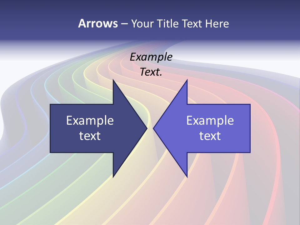 Cover Blank Spectrum PowerPoint Template