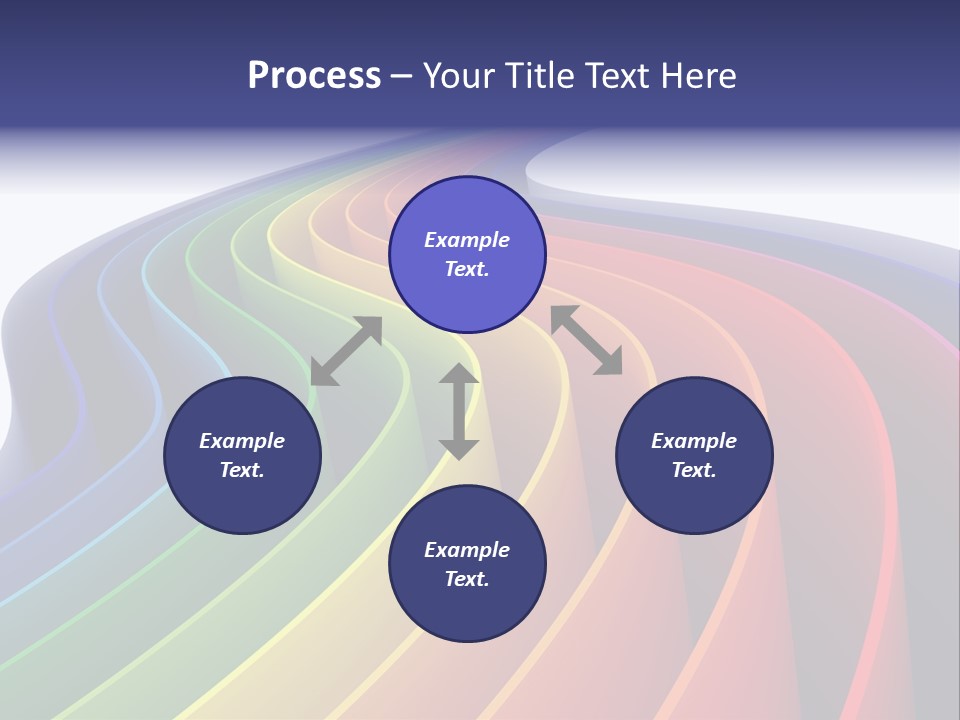 Cover Blank Spectrum PowerPoint Template