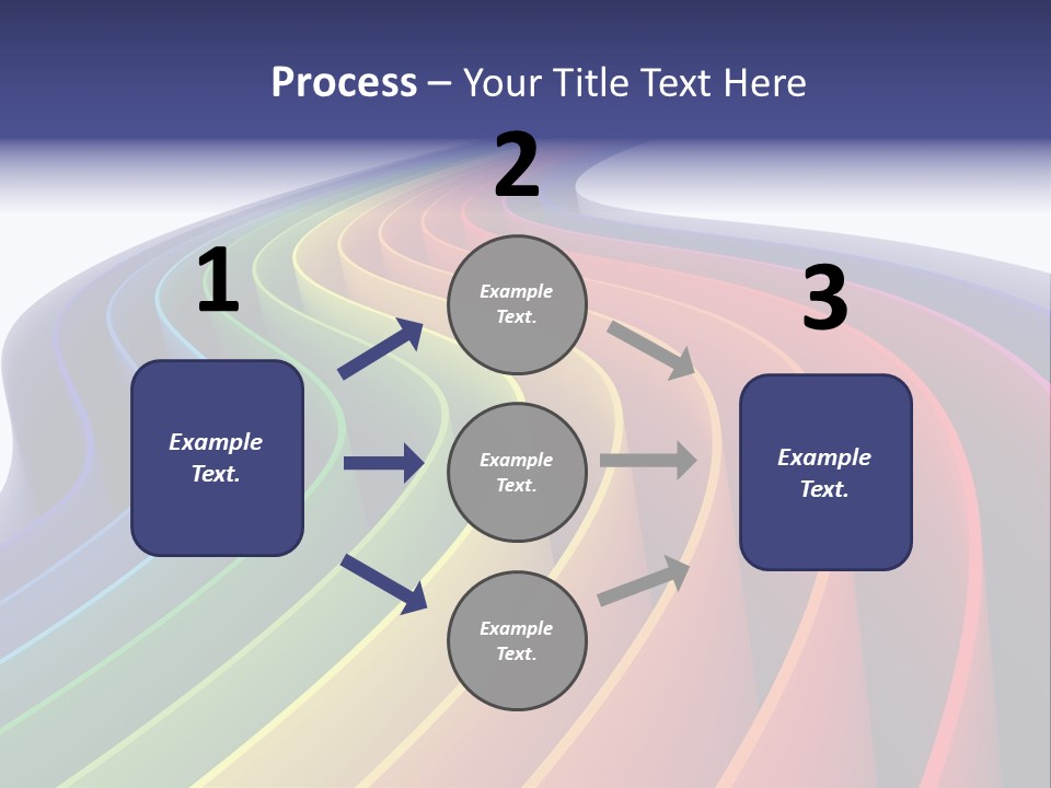 Cover Blank Spectrum PowerPoint Template