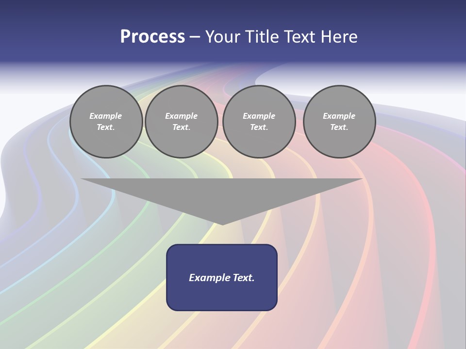 Cover Blank Spectrum PowerPoint Template