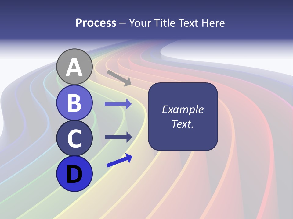 Cover Blank Spectrum PowerPoint Template