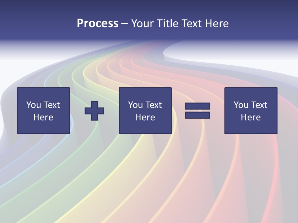 Cover Blank Spectrum PowerPoint Template