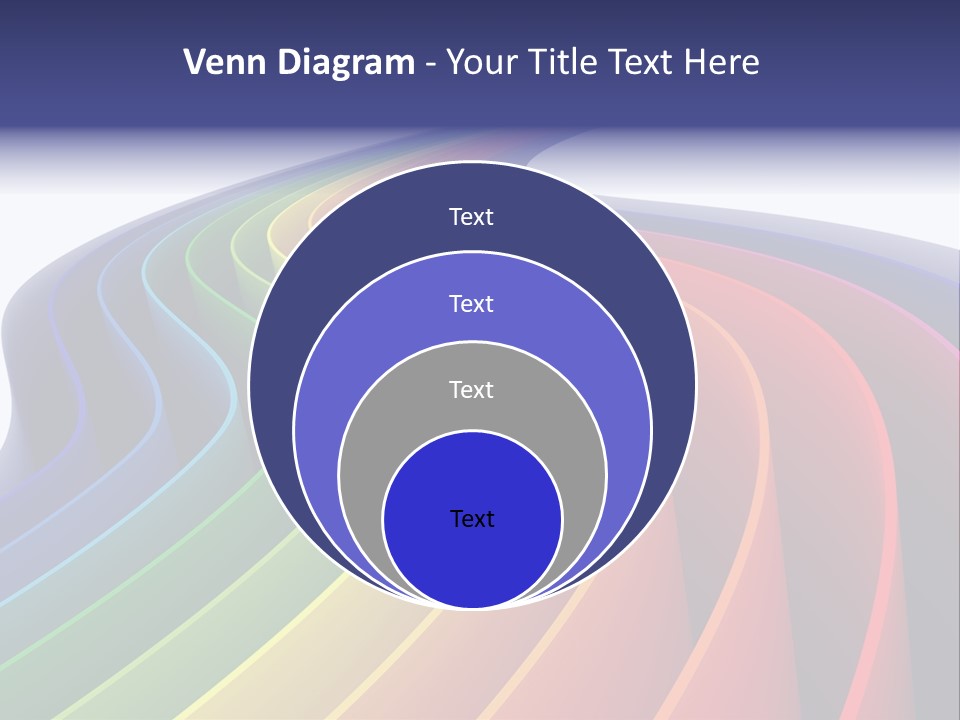 Cover Blank Spectrum PowerPoint Template