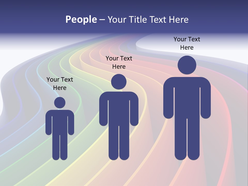 Cover Blank Spectrum PowerPoint Template