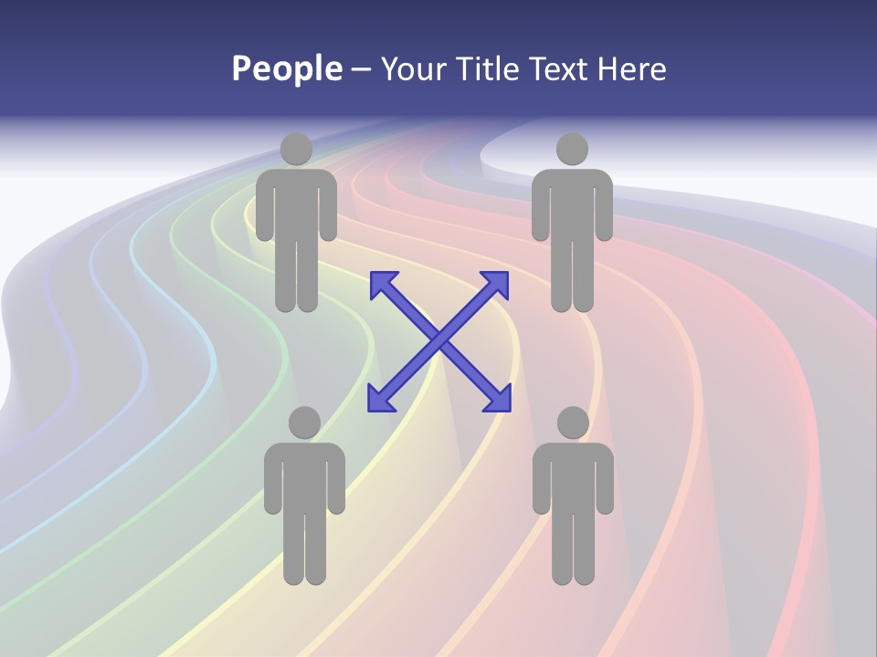 Cover Blank Spectrum PowerPoint Template