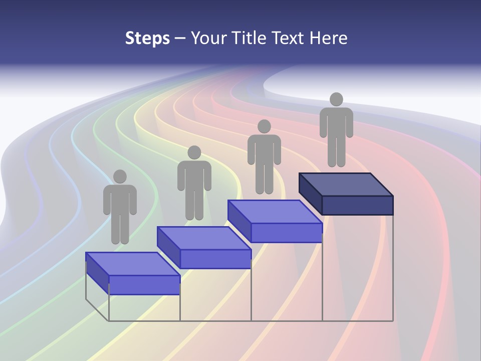 Cover Blank Spectrum PowerPoint Template