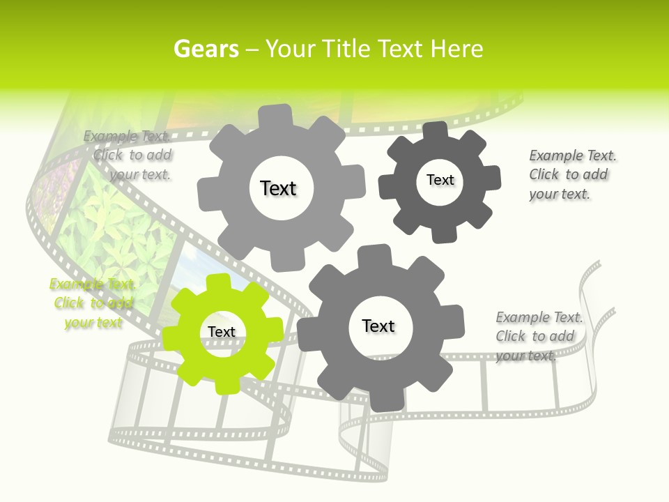 Horizontal Contemporary Minimalist PowerPoint Template