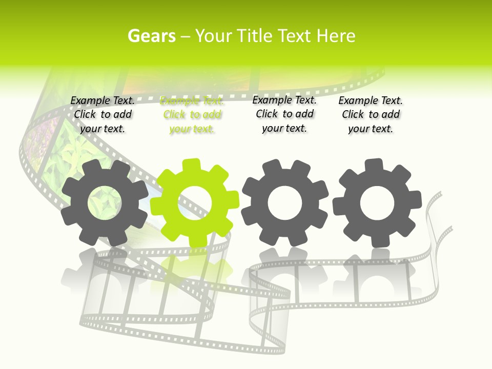 Horizontal Contemporary Minimalist PowerPoint Template