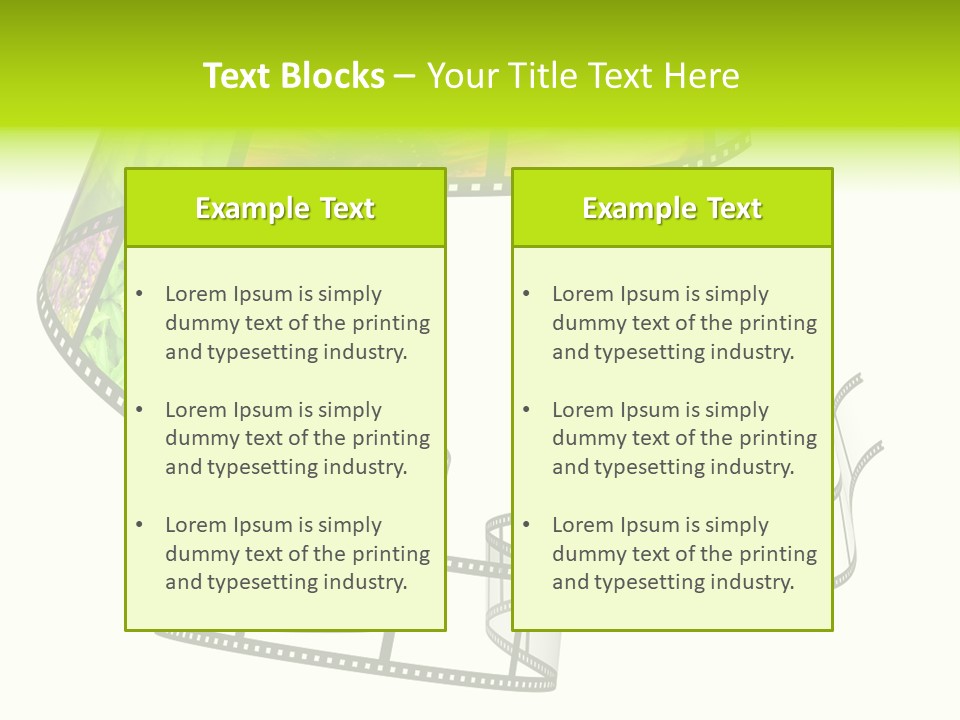 Horizontal Contemporary Minimalist PowerPoint Template
