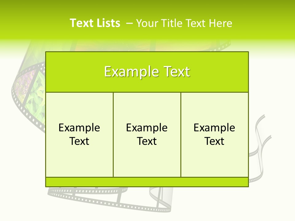 Horizontal Contemporary Minimalist PowerPoint Template
