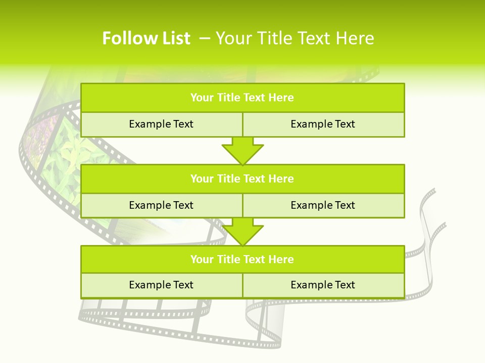 Horizontal Contemporary Minimalist PowerPoint Template