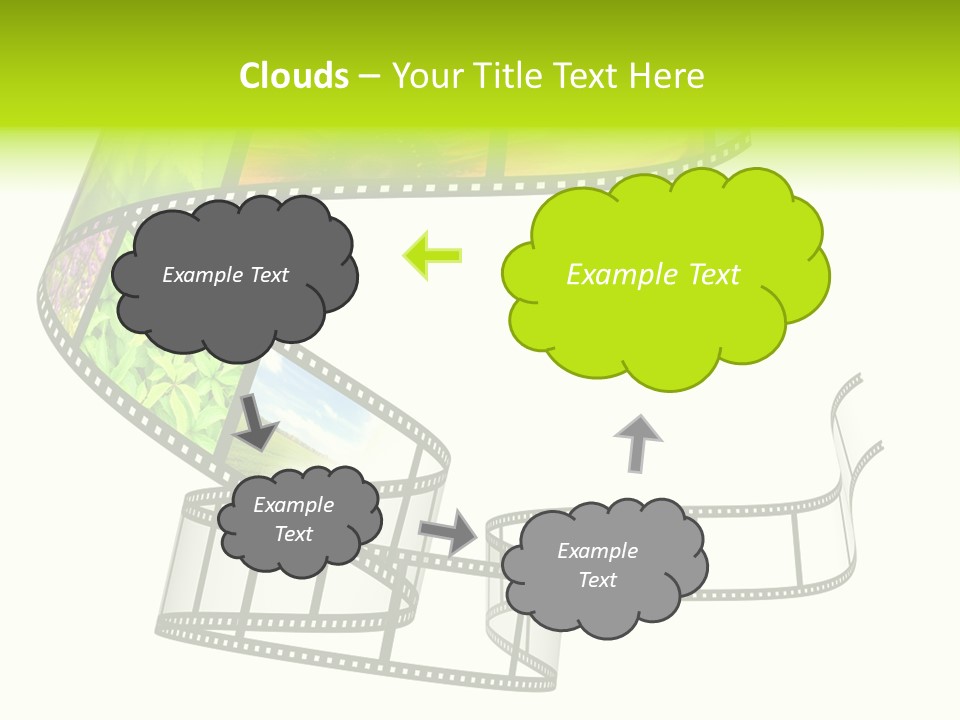 Horizontal Contemporary Minimalist PowerPoint Template