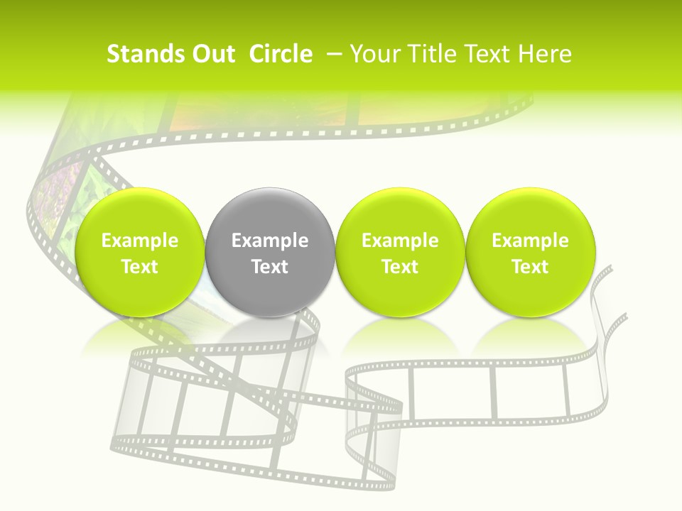 Horizontal Contemporary Minimalist PowerPoint Template