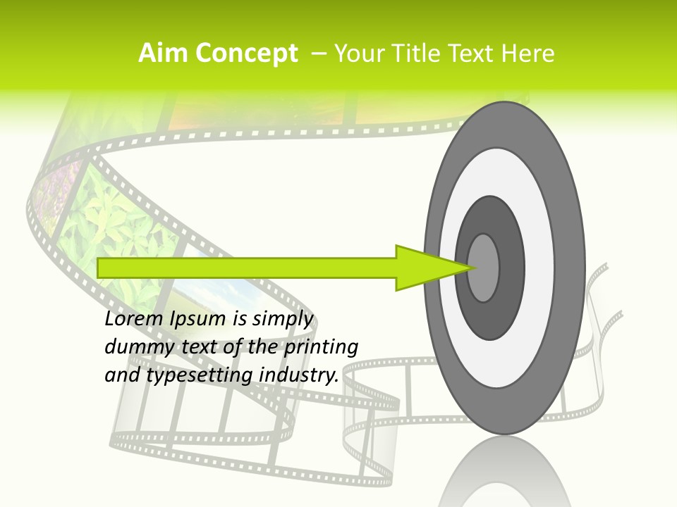 Horizontal Contemporary Minimalist PowerPoint Template