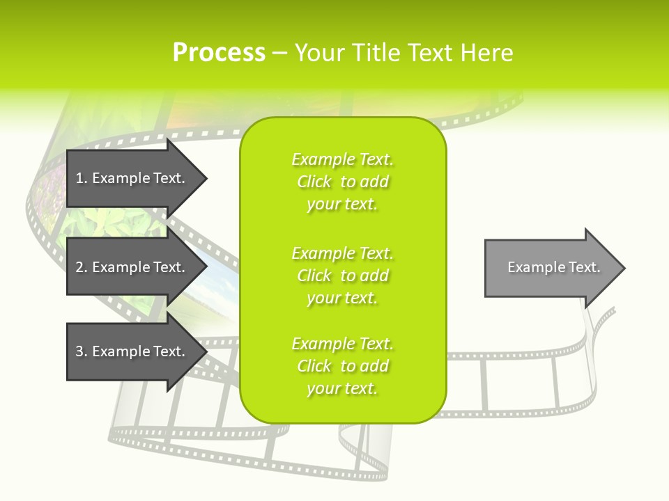 Horizontal Contemporary Minimalist PowerPoint Template