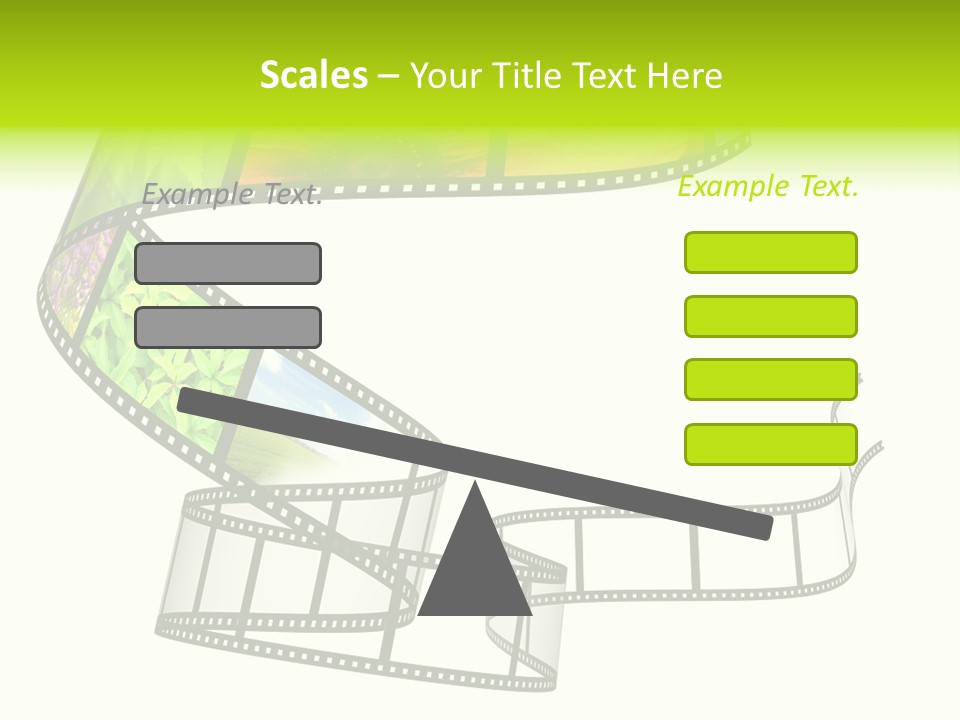 Horizontal Contemporary Minimalist PowerPoint Template