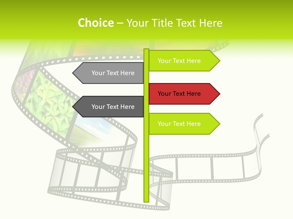 Horizontal Contemporary Minimalist PowerPoint Template