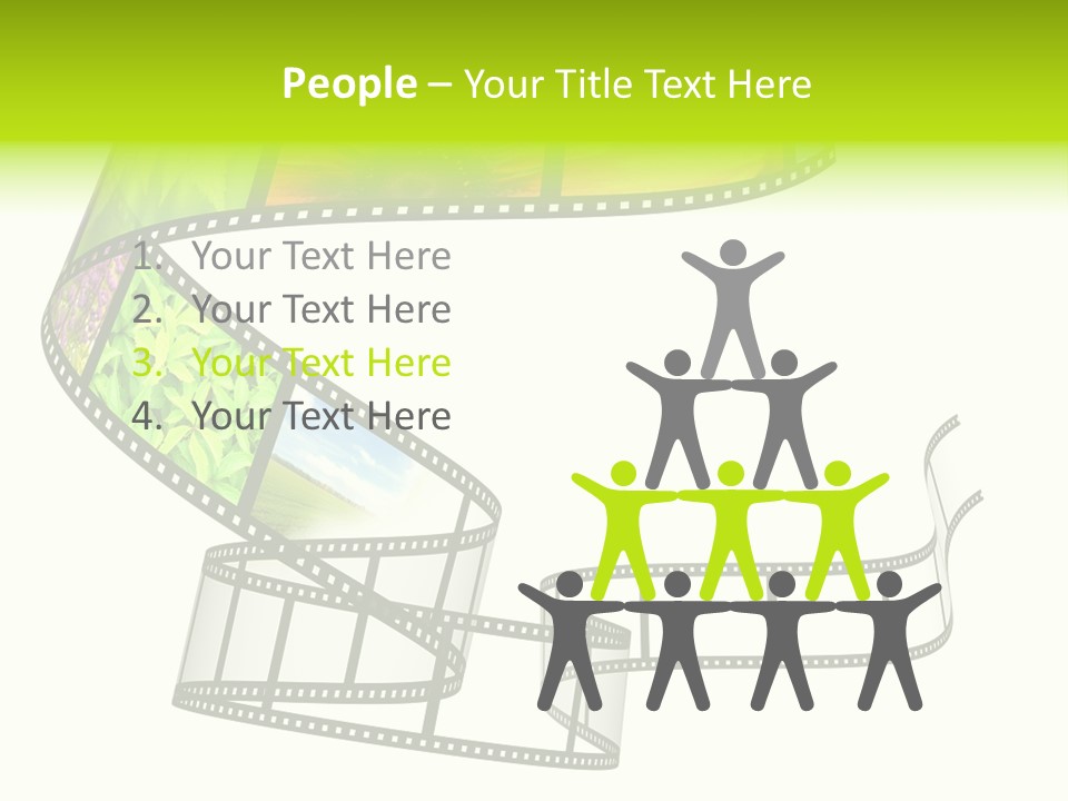 Horizontal Contemporary Minimalist PowerPoint Template