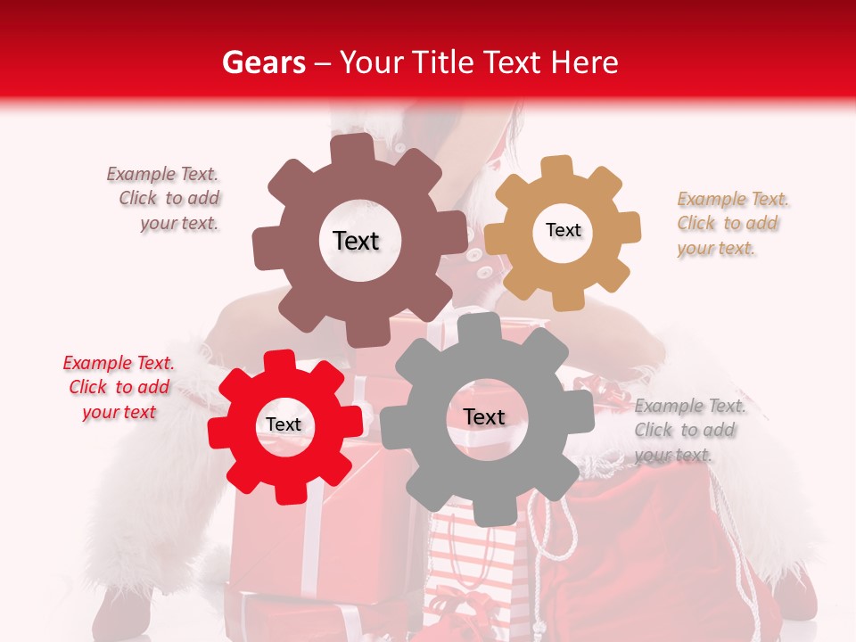 Hat Xmas Pretty PowerPoint Template
