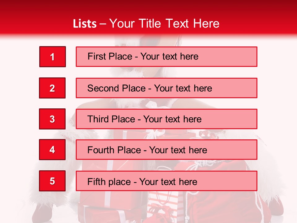 Hat Xmas Pretty PowerPoint Template