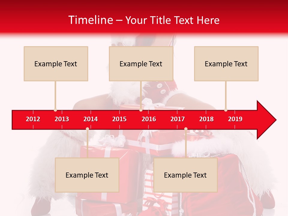 Hat Xmas Pretty PowerPoint Template