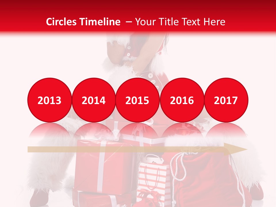 Hat Xmas Pretty PowerPoint Template