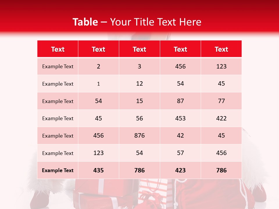 Hat Xmas Pretty PowerPoint Template