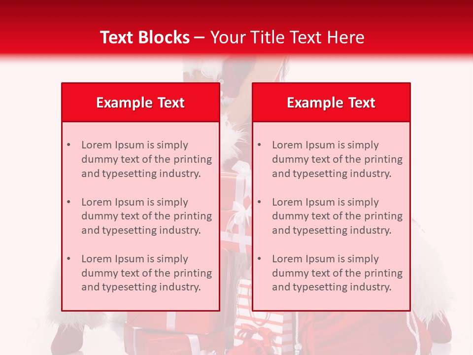 Hat Xmas Pretty PowerPoint Template