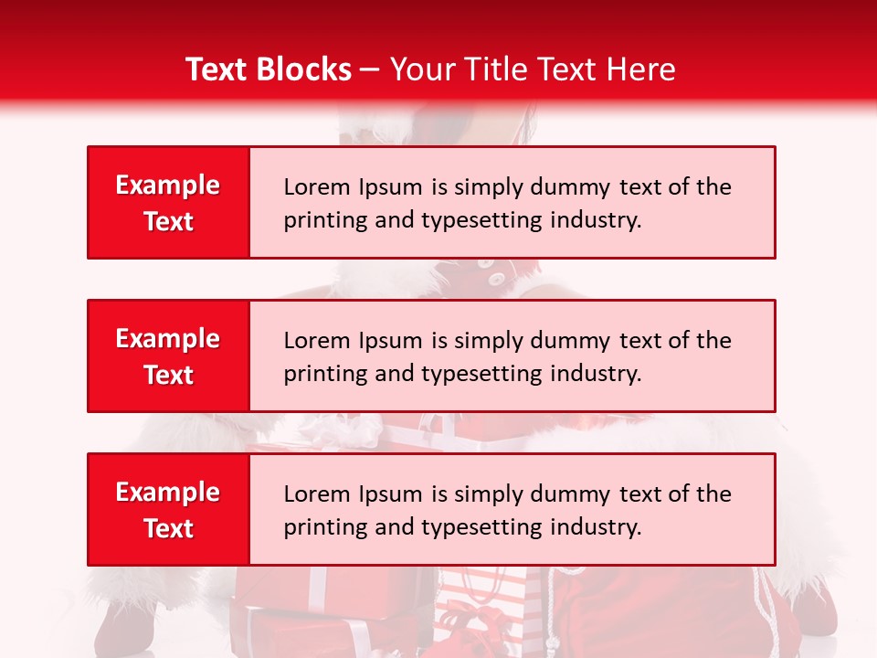 Hat Xmas Pretty PowerPoint Template