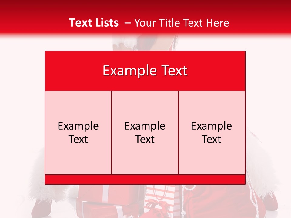 Hat Xmas Pretty PowerPoint Template