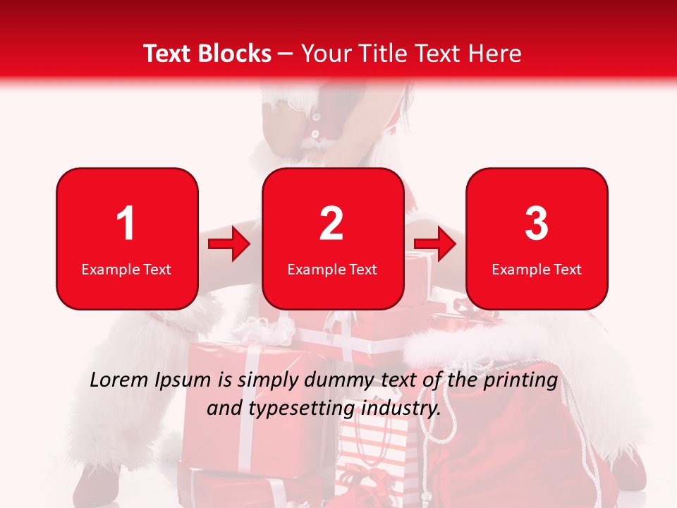 Hat Xmas Pretty PowerPoint Template