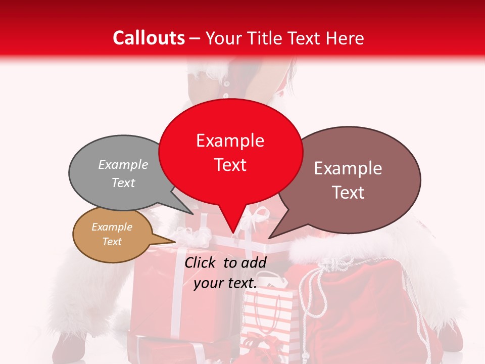 Hat Xmas Pretty PowerPoint Template