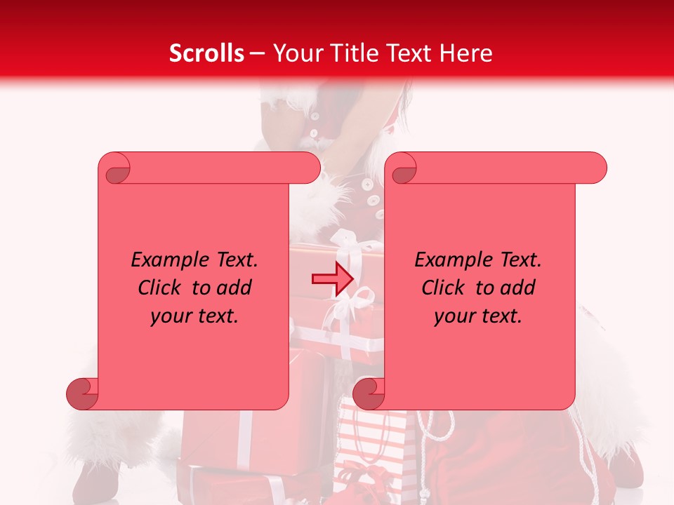 Hat Xmas Pretty PowerPoint Template