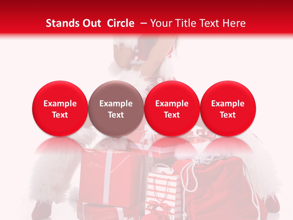 Hat Xmas Pretty PowerPoint Template
