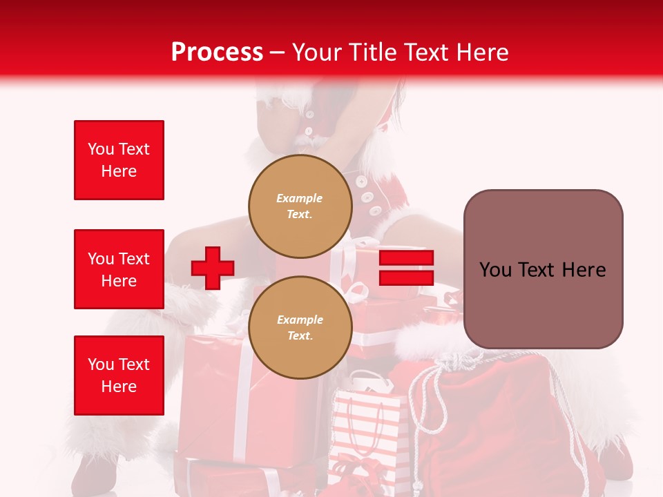 Hat Xmas Pretty PowerPoint Template