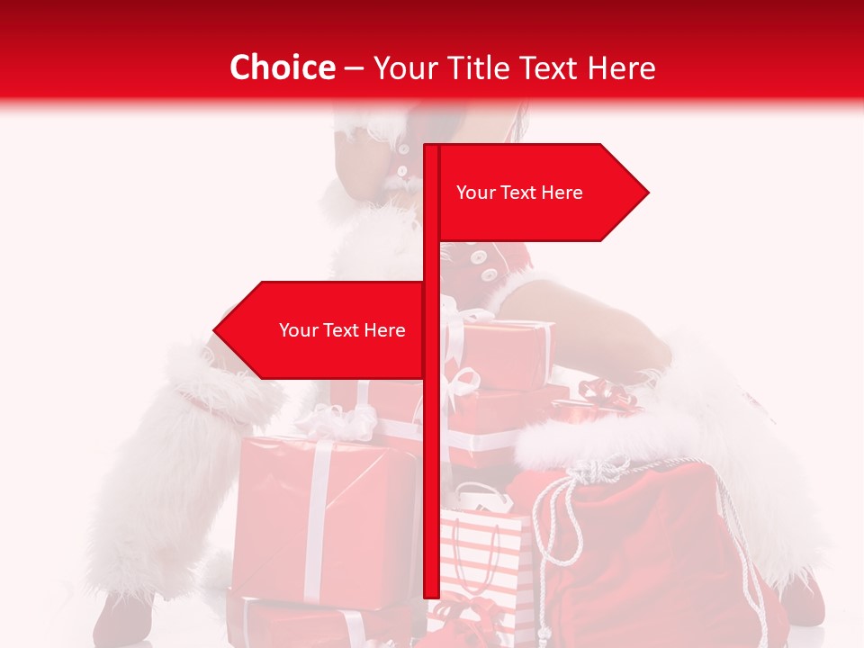 Hat Xmas Pretty PowerPoint Template